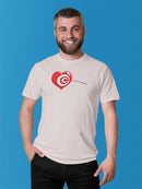 Bullseye Heart T-shirt -Engin Selcuk Designs