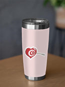 Bullseye Heart Tumbler -Engin Selcuk Designs