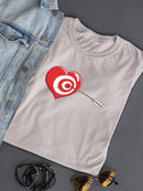 Bullseye Heart T-shirt -Engin Selcuk Designs