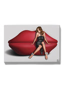 Lips Chair Wall Art -Saman Torabi Designs