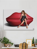 Lips Chair Wall Art -Saman Torabi Designs