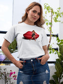 Lips Chair T-shirt -Saman Torabi Designs