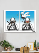 When Seen Through Peace Wall Art -Jorge Sanchez Armas Designs