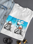 When Seen Through Peace T-shirt -Jorge Sanchez Armas Designs