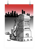 No One Is Safe Anymore Wall Art -Jorge Sanchez Armas Designs