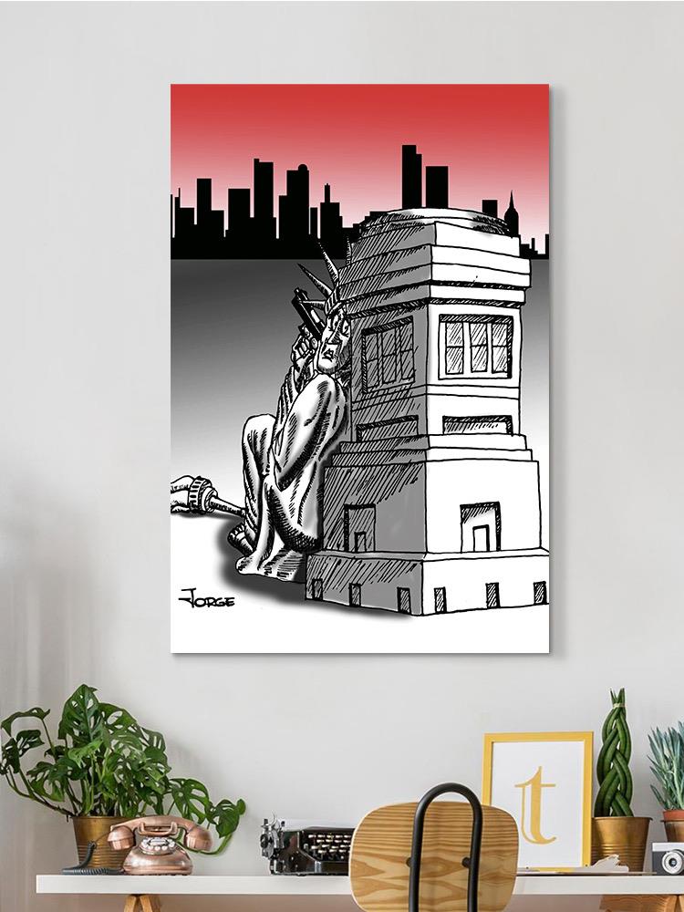 No One Is Safe Anymore Wall Art -Jorge Sanchez Armas Designs