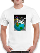 Scaring Peace Away T-shirt -Jorge Sanchez Armas Designs