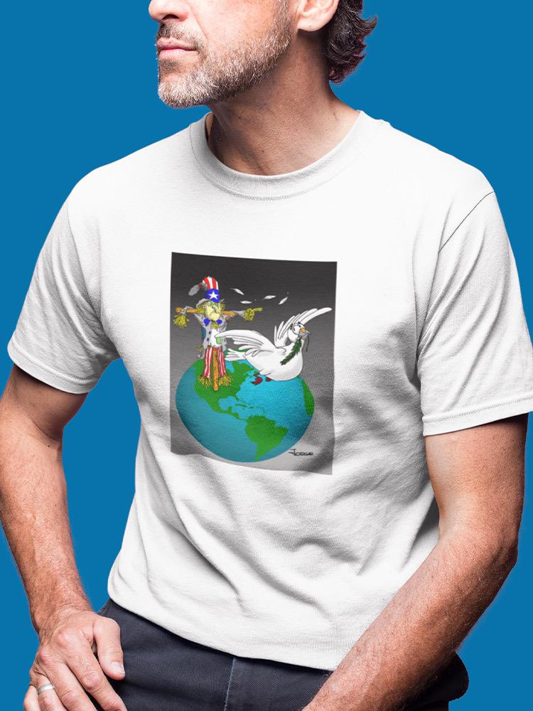 Scaring Peace Away T-shirt -Jorge Sanchez Armas Designs