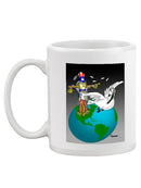 Scaring Peace Away Mug -Jorge Sanchez Armas Designs
