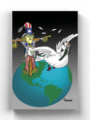 Scaring Peace Away Wall Art -Jorge Sanchez Armas Designs