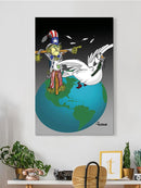 Scaring Peace Away Wall Art -Jorge Sanchez Armas Designs
