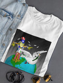 Scaring Peace Away T-shirt -Jorge Sanchez Armas Designs
