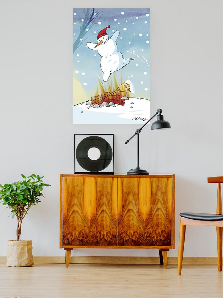 Reckless Snowman Wall Art -Hicabi De Merc Designs