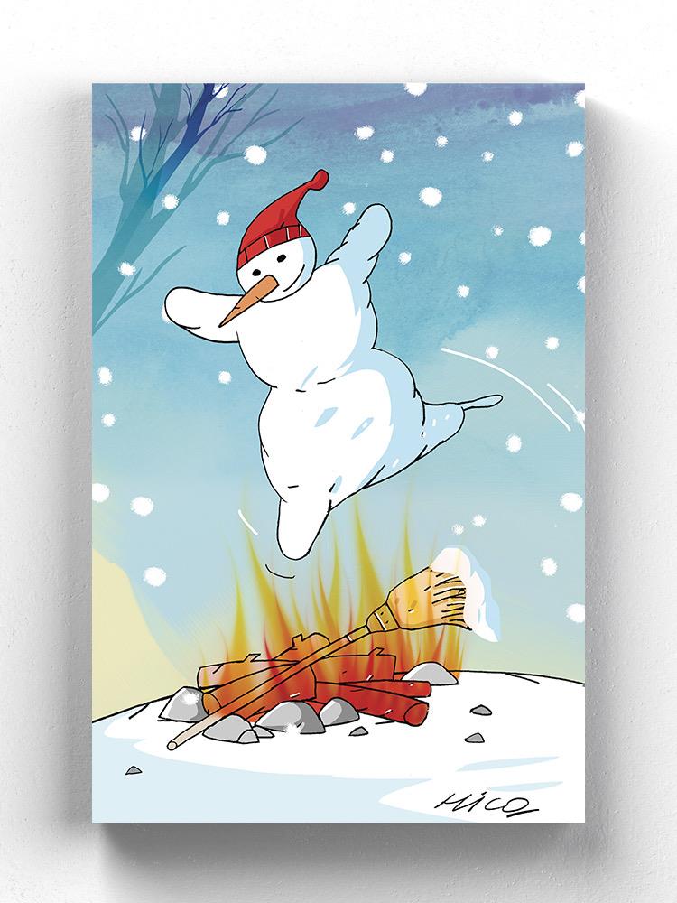 Reckless Snowman Wall Art -Hicabi De Merc Designs