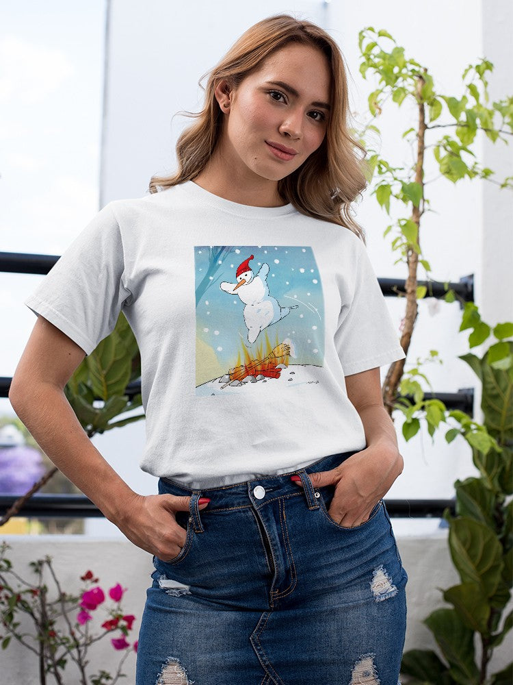 Reckless Snowman T-shirt -Hicabi De Merc Designs