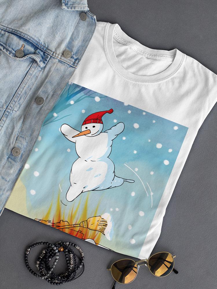 Reckless Snowman T-shirt -Hicabi De Merc Designs