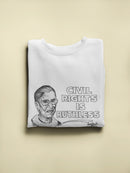 Civil Rights Is Ruthless Hoodie or Sweatshirt -Nanda Soobben Designs