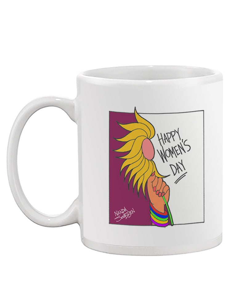 Happy Women's Day Mug -Nanda Soobben Designs
