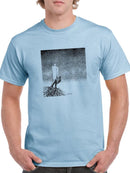 Man Walking With Roots T-shirt -Mohsen Najafi Designs