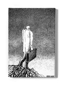 Man Walking With Roots Wall Art -Mohsen Najafi Designs