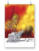 Deer Replacing Tree Wall Art -Mohsen Najafi Designs