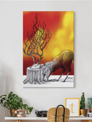 Deer Replacing Tree Wall Art -Mohsen Najafi Designs