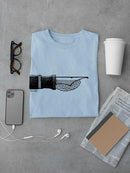 Your Brain In Your Strokes T-shirt -Mohsen Najafi Designs