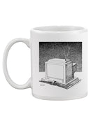 Tv Over Book Mug -Mohsen Najafi Designs