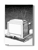 Tv Over Book Wall Art -Mohsen Najafi Designs