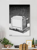 Tv Over Book Wall Art -Mohsen Najafi Designs