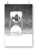 Running Out Of Time Wall Art -Mohsen Najafi Designs