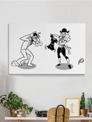 Bull And Matadora Wall Art -Ramzy Taweel Designs