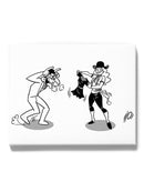 Bull And Matadora Wall Art -Ramzy Taweel Designs