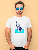 Sinking Liberty T-shirt -Muzaffar Yulchiboev Designs