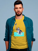 Sinking Liberty T-shirt -Muzaffar Yulchiboev Designs