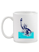 Sinking Liberty Mug -Muzaffar Yulchiboev Designs