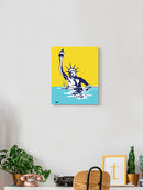 Sinking Liberty Wall Art -Muzaffar Yulchiboev Designs