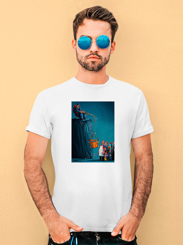 Fish Hoarder T-shirt -Muzaffar Yulchiboev Designs