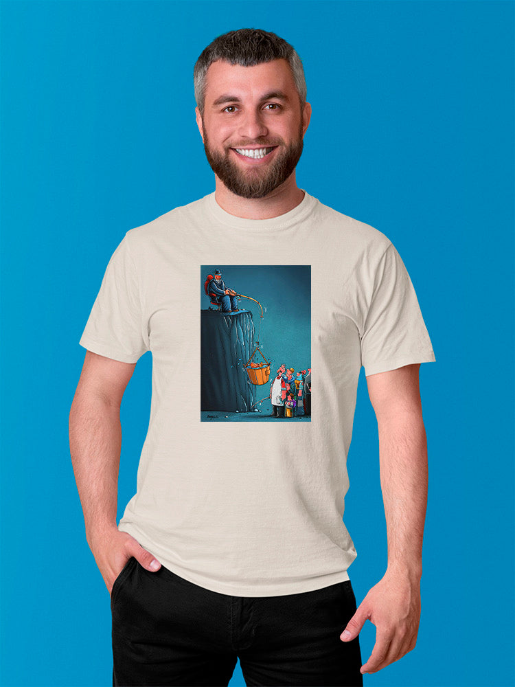 Fish Hoarder T-shirt -Muzaffar Yulchiboev Designs