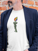 Rainbow Light T-shirt -Pov  Designs