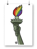 Rainbow Light Wall Art -Pov  Designs