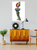 Rainbow Light Wall Art -Pov  Designs