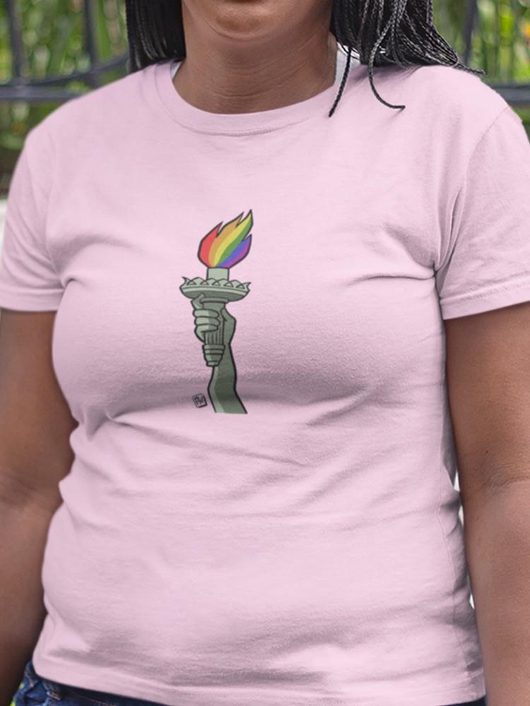 Rainbow Light T-shirt -Pov  Designs