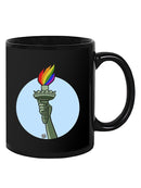 Rainbow Fire Mug -Pov Designs