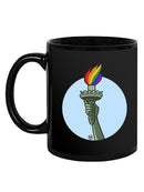Rainbow Fire Mug -Pov Designs