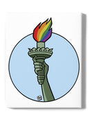 Rainbow Fire Wall Art -Pov Designs