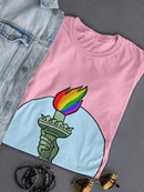 Rainbow Fire T-shirt -Pov Designs