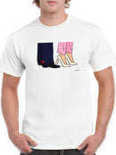 Stepping Of Shoes T-shirt -Stellina Chen Designs