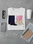 Stepping Of Shoes T-shirt -Stellina Chen Designs