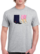 Stepping Of Shoes T-shirt -Stellina Chen Designs
